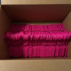 100 New Pink Toddler Hangers
